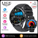 Novo Smartwatch Masculino Bluetooth Chamada À Prova D'água Esportes Fitness Relógios Inteligentes Monitoramento de Frequência Cardíaca Pulseiras de Saúde para Android IOS