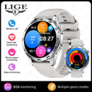 Novo Smartwatch Masculino Bluetooth Chamada À Prova D'água Esportes Fitness Relógios Inteligentes Monitoramento de Frequência Cardíaca Pulseiras de Saúde para Android IOS