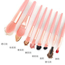 Kit com 8 Pincéis de Maquiagem Profissionais – Nylon & Plástico Transforme sua maquiagem.