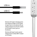Extensor de tomada elétrica Características USB