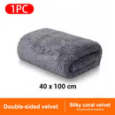 Toalha de lavagem de carro Coral Velvet Microfibra Pano