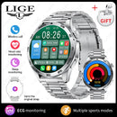 Novo Smartwatch Masculino Bluetooth Chamada À Prova D'água Esportes Fitness Relógios Inteligentes Monitoramento de Frequência Cardíaca Pulseiras de Saúde para Android IOS