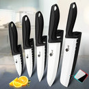 Faca de cerâmica 3/4/5/6 polegadas, fatiador utilitário de chef, faca de pão serrilhada, conjunto de facas de cerâmica de cozinha, lâmina de zircônia, ferramenta de cozinha