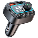 Carregador de carro Bluetooth 5.3 Transmissor FM 30W USB C Adaptador de carro Rádio sem fio MP3 Player Receptor de áudio de música Chamadas viva-voz