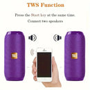 TG117 Caixa de Som Portátil Bluetooth para Exteriores, Woofer Sem Fio, Chamadas Gratuitas, FM, Cartão TF, Pen Drive USB, Conexão para Celular, Tablet, TV