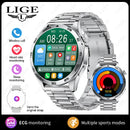 Novo Smartwatch Masculino Bluetooth Chamada À Prova D'água Esportes Fitness Relógios Inteligentes Monitoramento de Frequência Cardíaca Pulseiras de Saúde para Android IOS