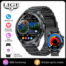 Novo Smartwatch Masculino Bluetooth Chamada À Prova D'água Esportes Fitness Relógios Inteligentes Monitoramento de Frequência Cardíaca Pulseiras de Saúde para Android IOS