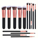 Conjunto de 14 pincéis de maquiagem macios