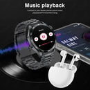 Novo Smartwatch Masculino Bluetooth Chamada À Prova D'água Esportes Fitness Relógios Inteligentes Monitoramento de Frequência Cardíaca Pulseiras de Saúde para Android IOS