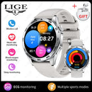 Novo Smartwatch Masculino Bluetooth Chamada À Prova D'água Esportes Fitness Relógios Inteligentes Monitoramento de Frequência Cardíaca Pulseiras de Saúde para Android IOS