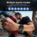 Novo Smartwatch Masculino Bluetooth Chamada À Prova D'água Esportes Fitness Relógios Inteligentes Monitoramento de Frequência Cardíaca Pulseiras de Saúde para Android IOS