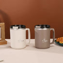 Copo de cafe termico de aço inoxidável